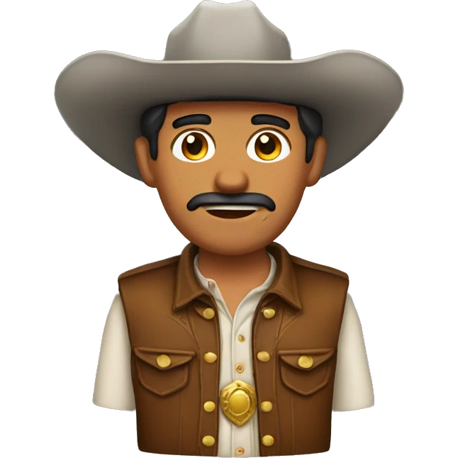 Mexican cowboy  emoji