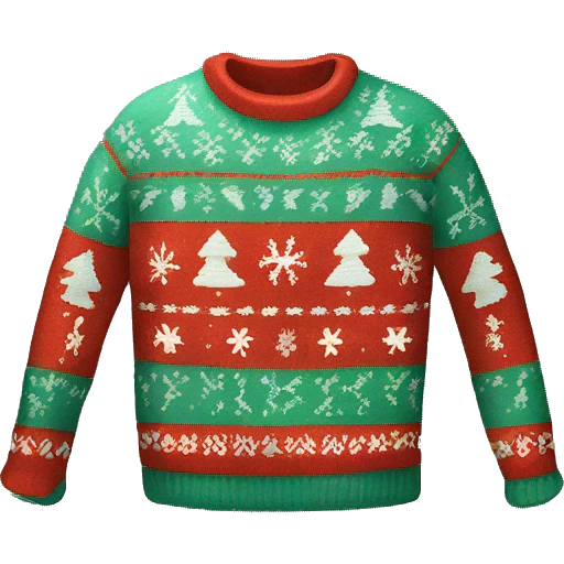 Christmas sweater  emoji