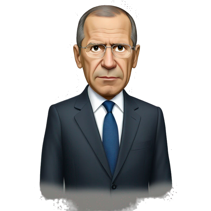 Sergey Lavrov
Minister of Foreign Affairs of the Russian Federation with suit full-length emoji