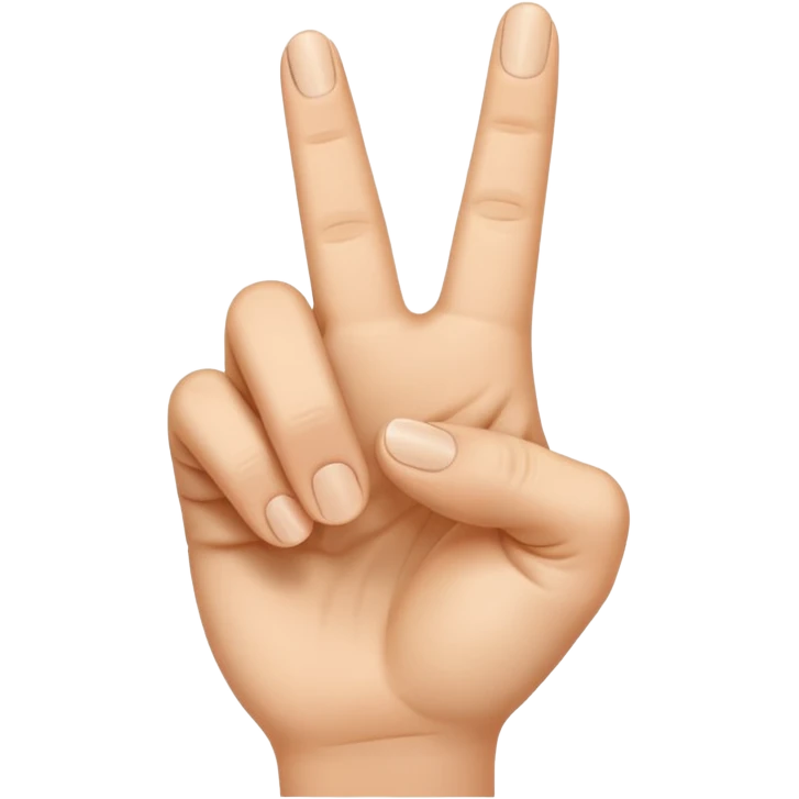 Hand which finger is points in front emoji