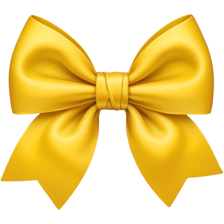 Yellow bow  emoji