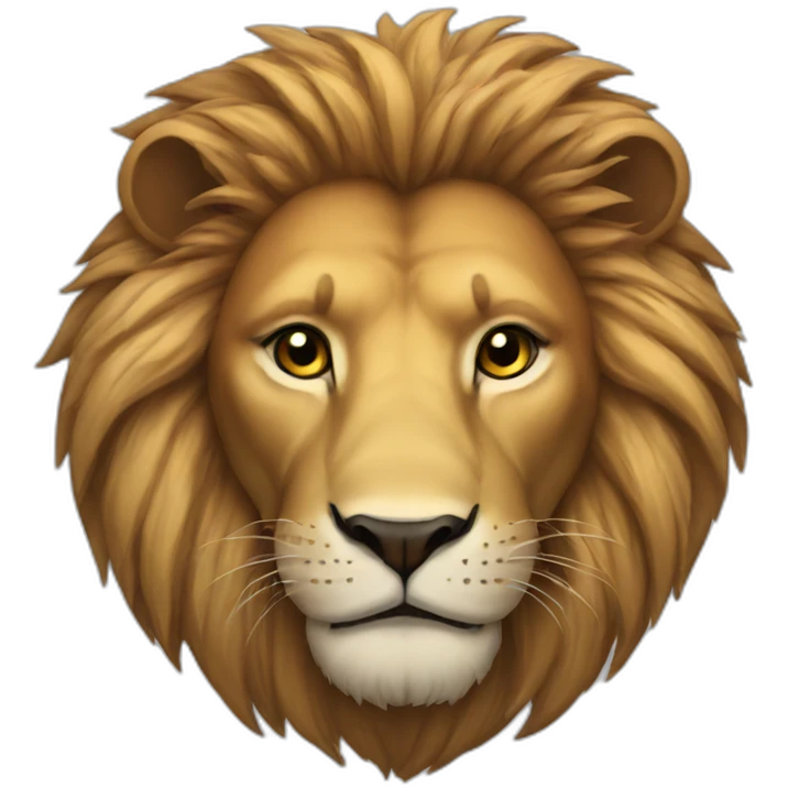 lion head emoji