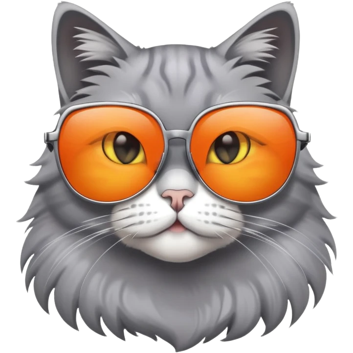 Cat wearing sunglasses emoji