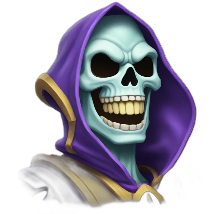 skeletor laughing emoji