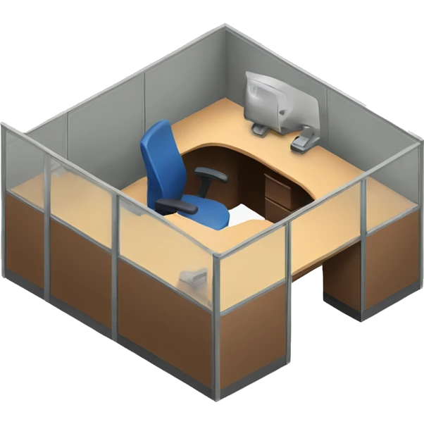 Office cubicle emoji