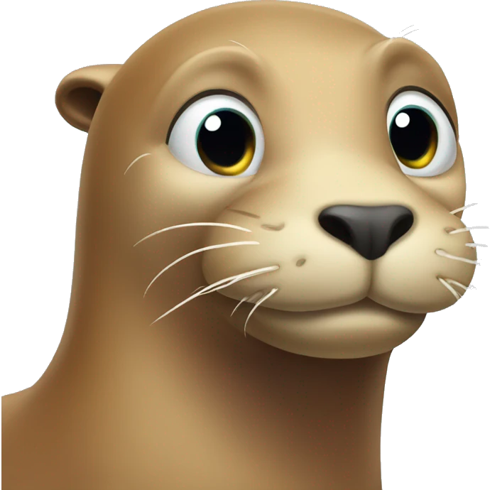 sea lion with thumbs up winking emoji