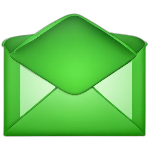 E Mail grün  emoji