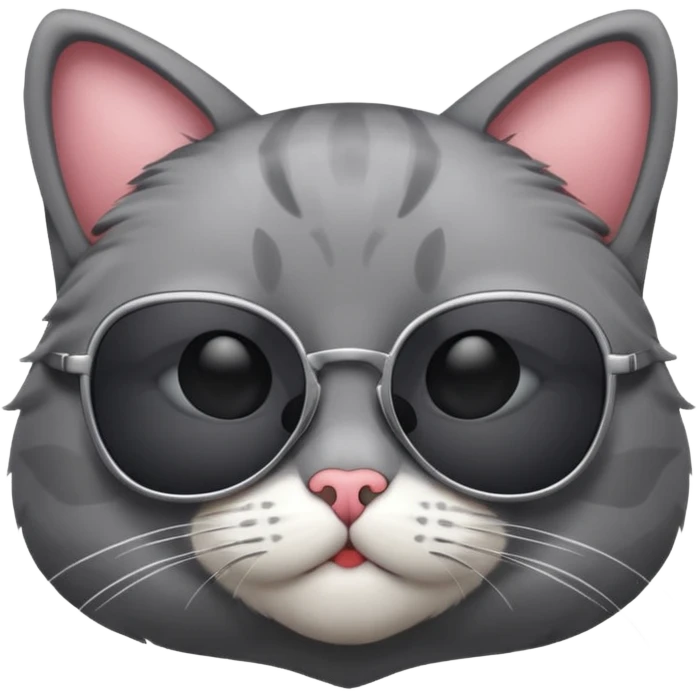 Cat wearing sunglasses emoji