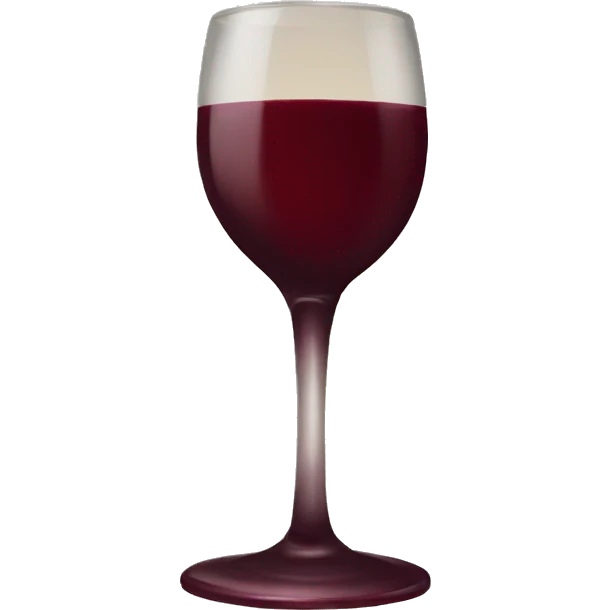 Wine red emoji