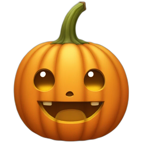 cute pumpkin emoji