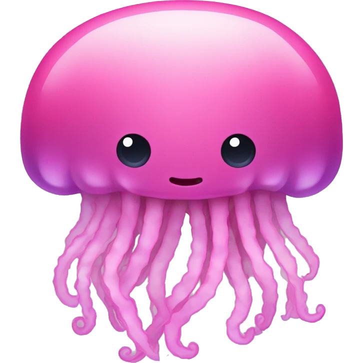 Pink jellyfish emoji