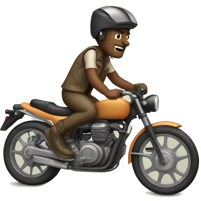 Australian on the bike emoji