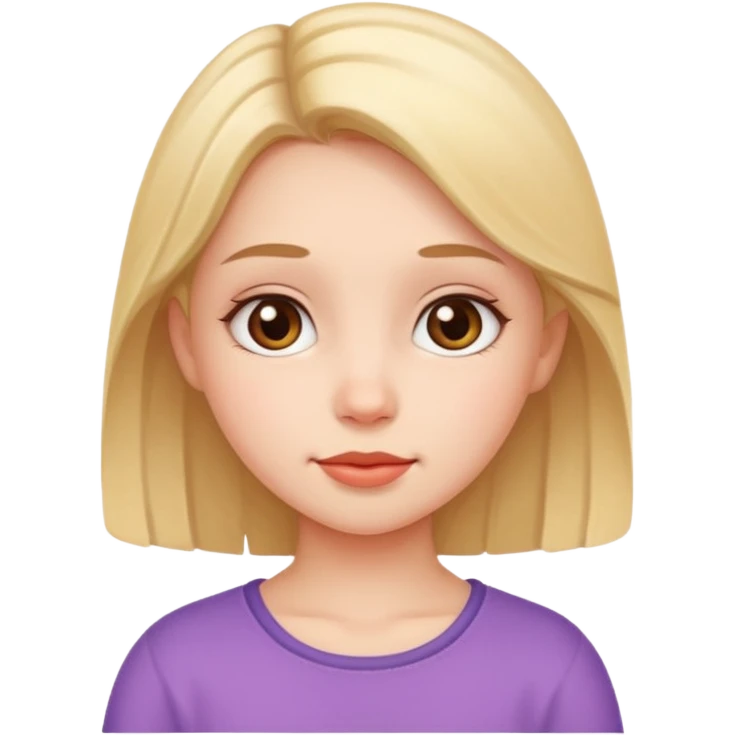 یه دختر ناز و ملوس emoji