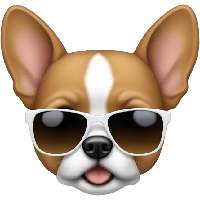 chiuaua whit sunglasses  emoji