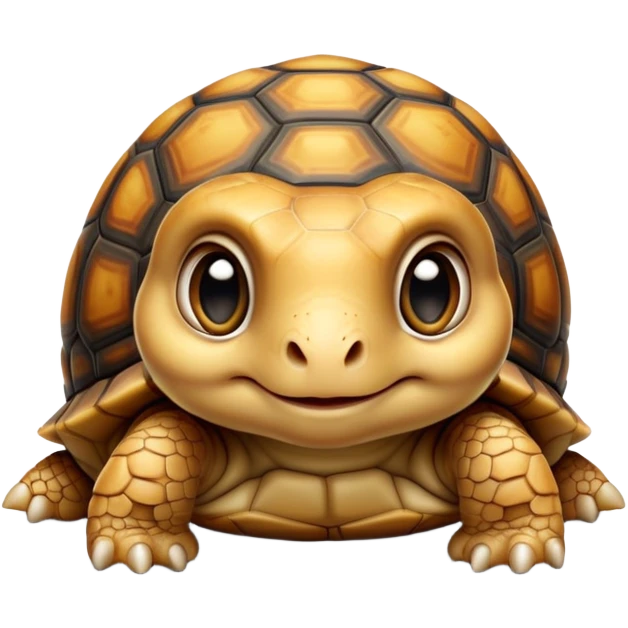 cinematic-baby tortoise-realistic--emoji,,-cute-wise-face-peering-ahead-with-calm-determination,-cute large-eyes-reflecting-centuries of wisdom, emoji