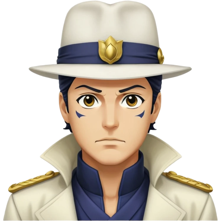 Jotaro from JoJo's bizarre adventure emoji