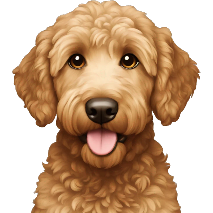 goldendoodle brown emoji