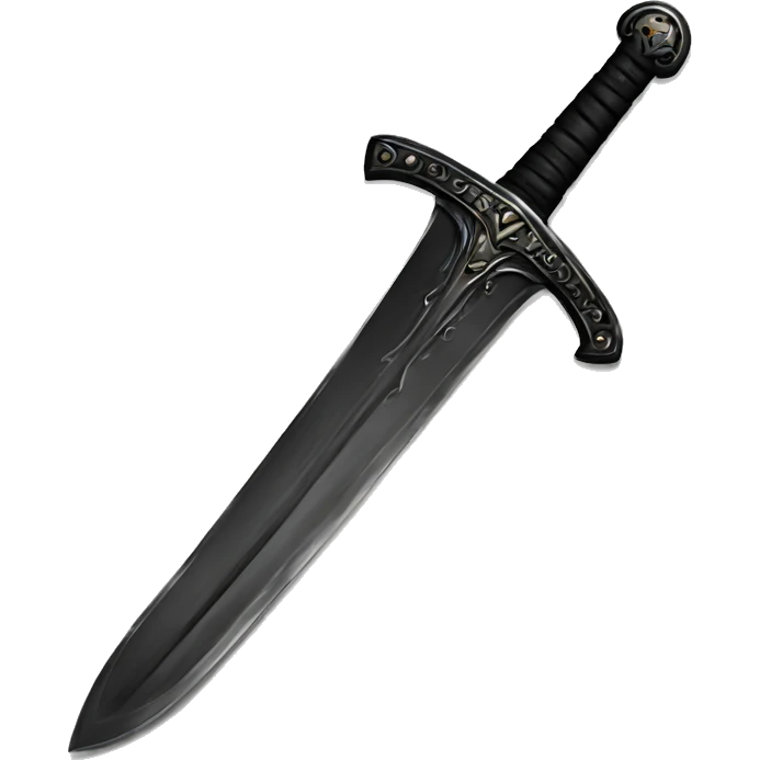 Bsword through black emoji