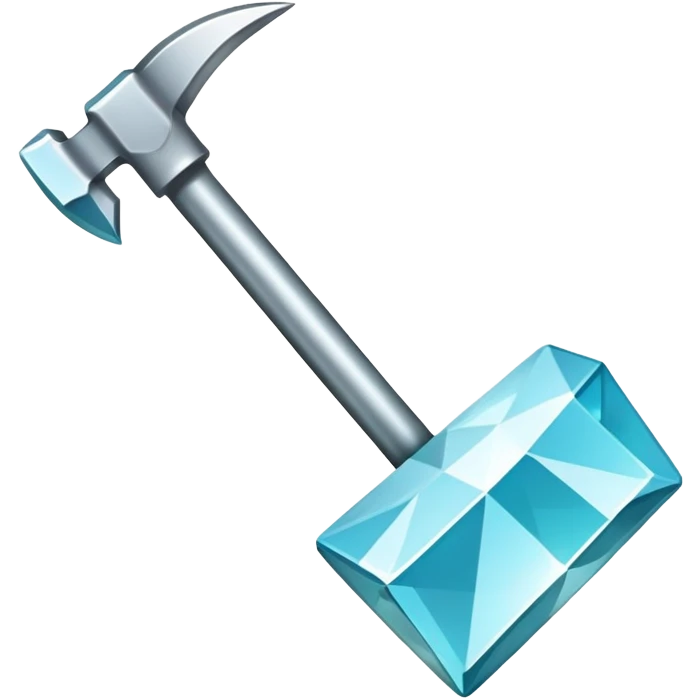 diamond minecraft hoe emoji