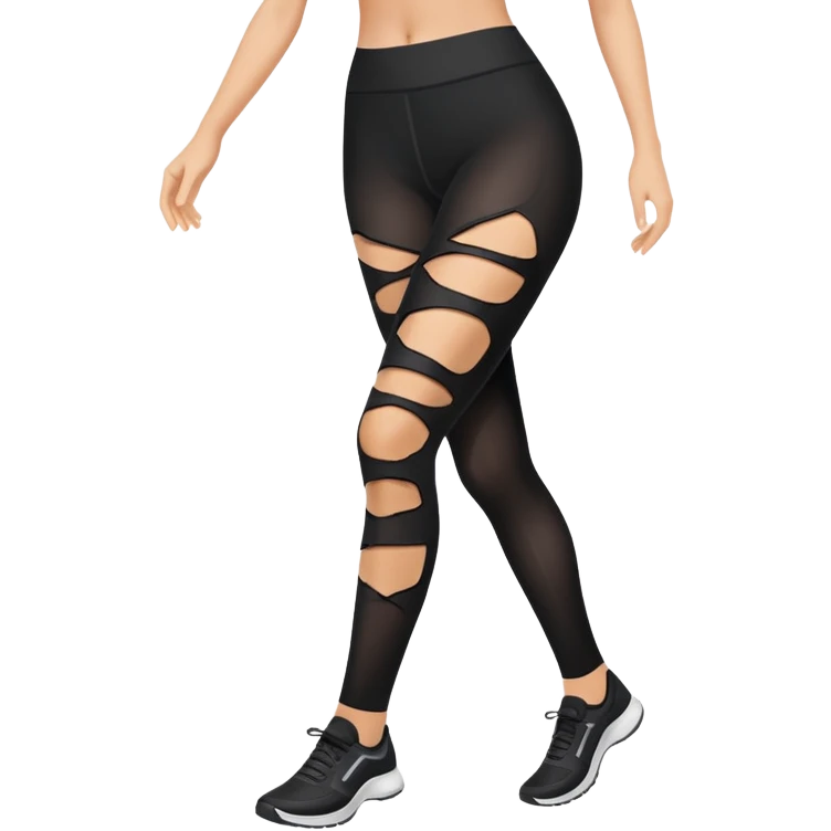 Ripped tights with runs emoji