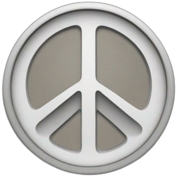 One peace emoji