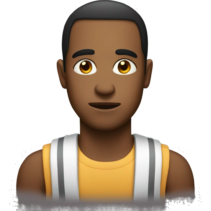 Side eye with straight face  emoji