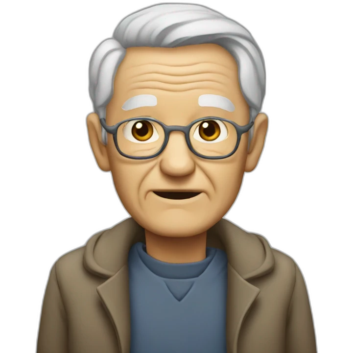 old person walker emoji