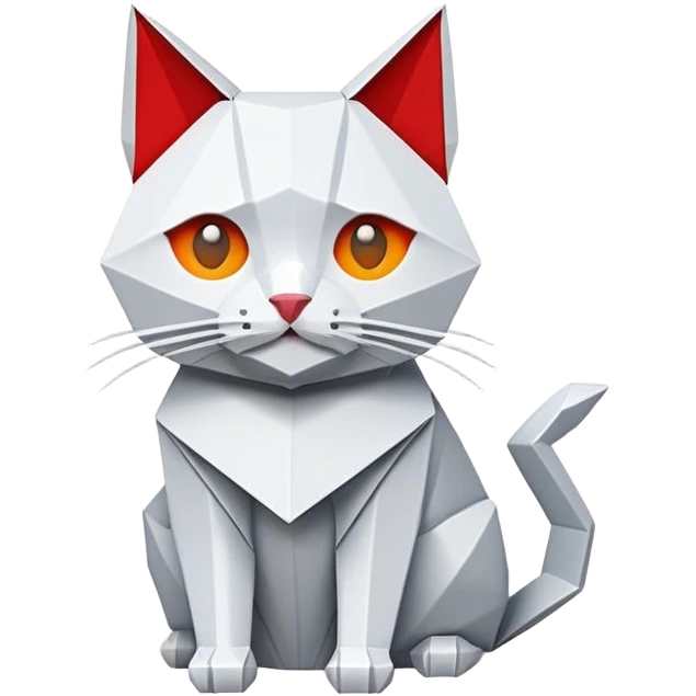 cat origami emoji