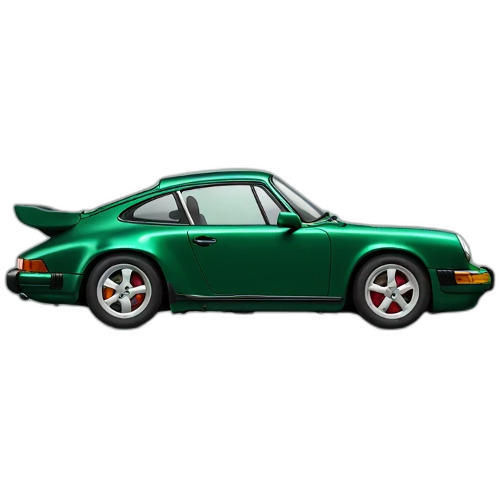 dark green Porsche 911 emoji