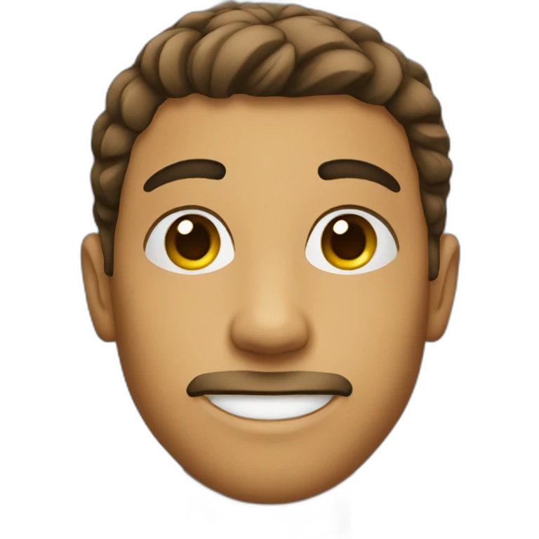 Teen boy with little beard  emoji