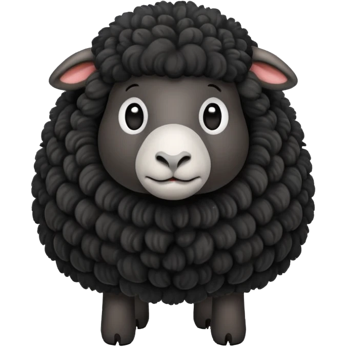 Black sheep emoji