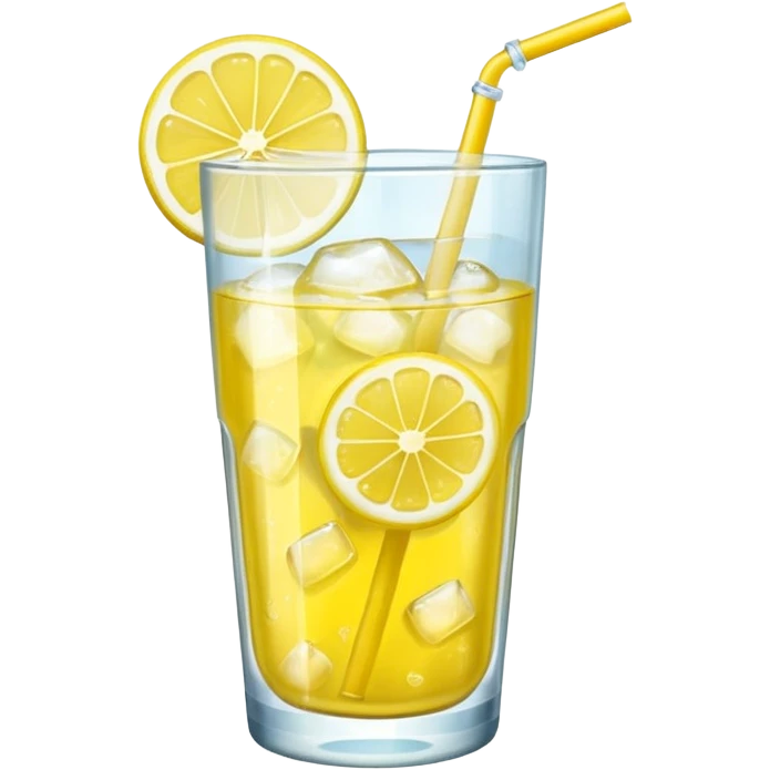 lemonade with big ice emoji