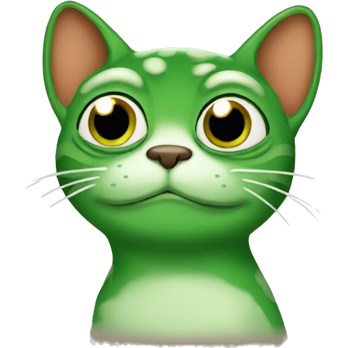 pepe the frog as a cat character emoji