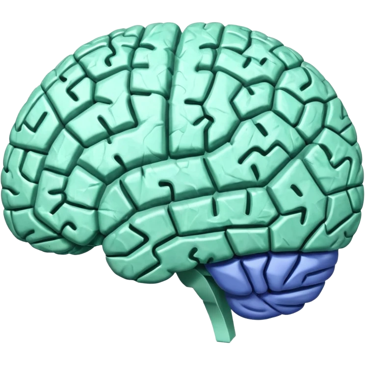 Brain made of euro bills  emoji