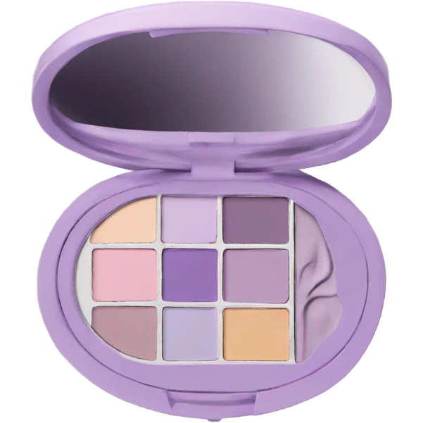 eyeshadow box pastel purple  emoji