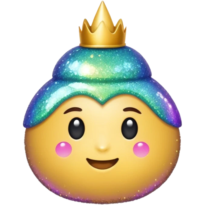 bolinha glitter emoji