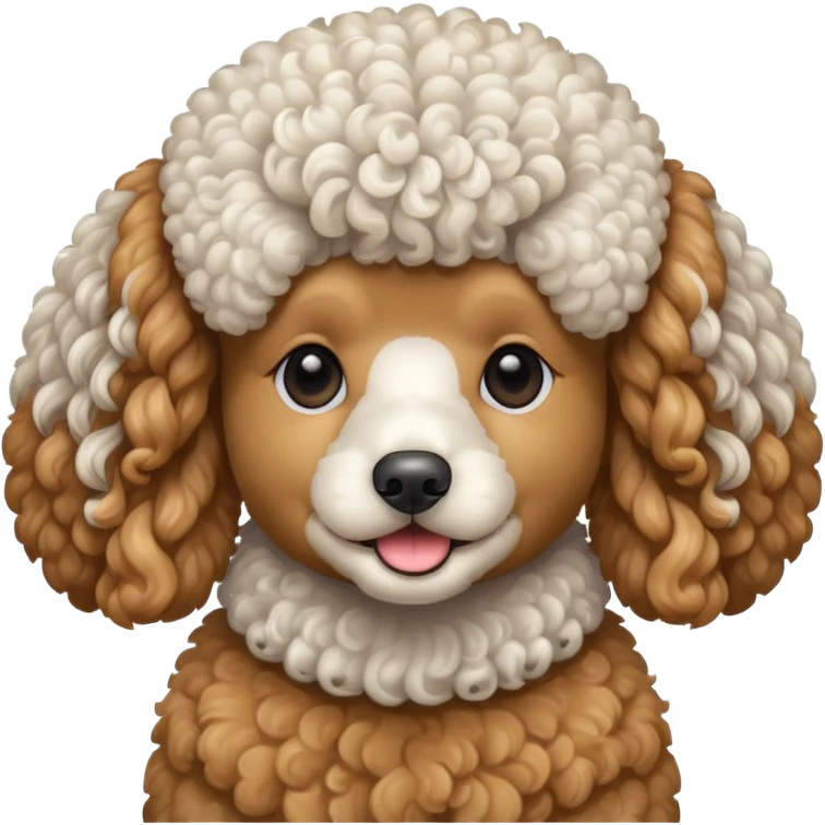 Perro poddle emoji