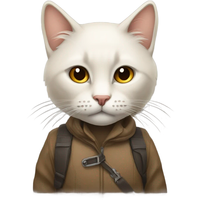 котик бежевый emoji