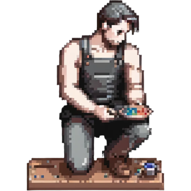 man doing pottery emoji