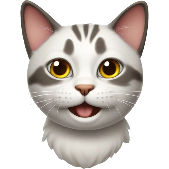 Funny cat emoji