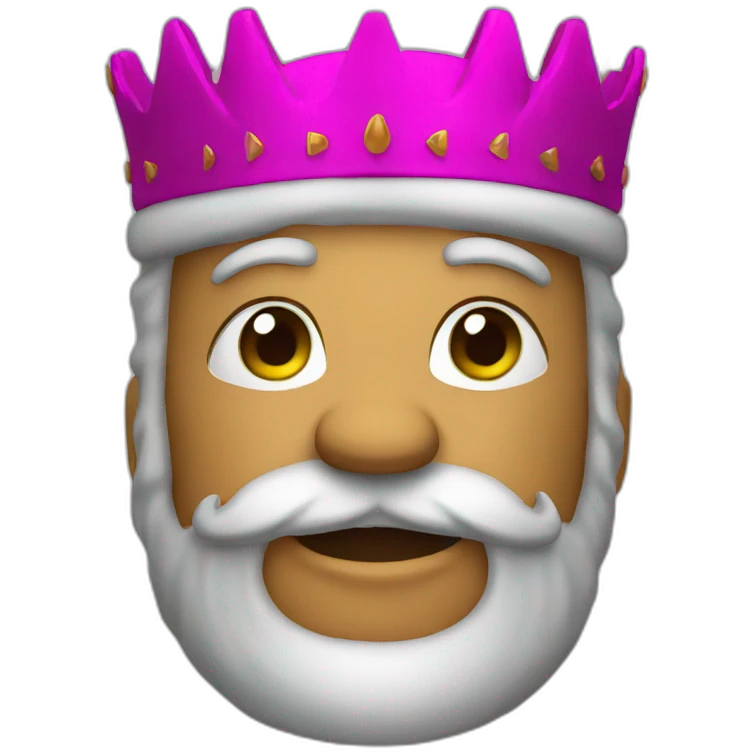 magenta  king  emoji