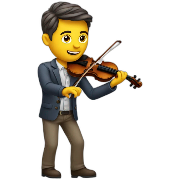 architect playing a violin emoji