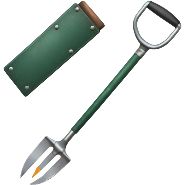 gardening tool dark green  emoji