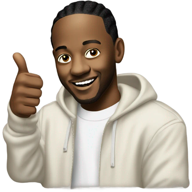 Kendrick lamar thumbs up emoji
