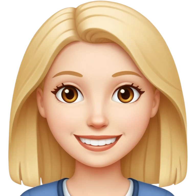 A white girl  emoji