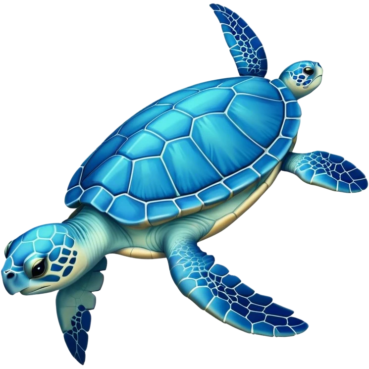 blue sea turtle emoji