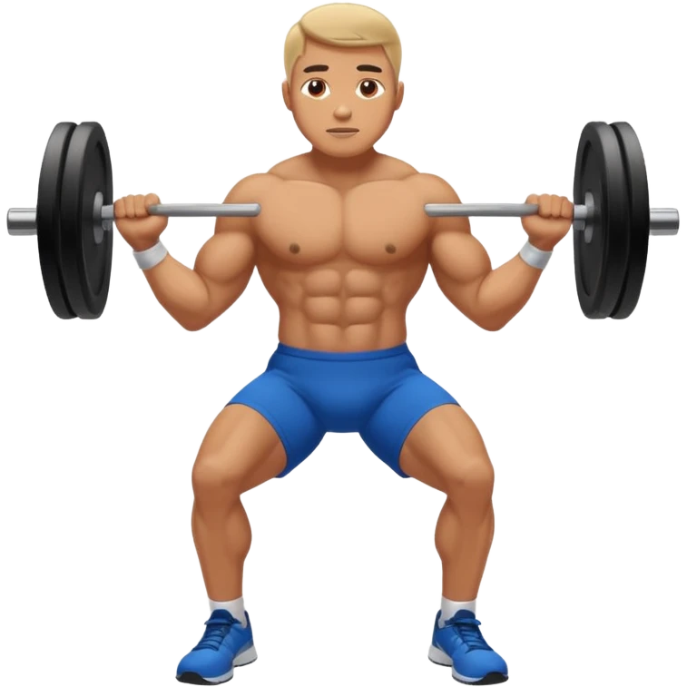 guy working out glutes emoji