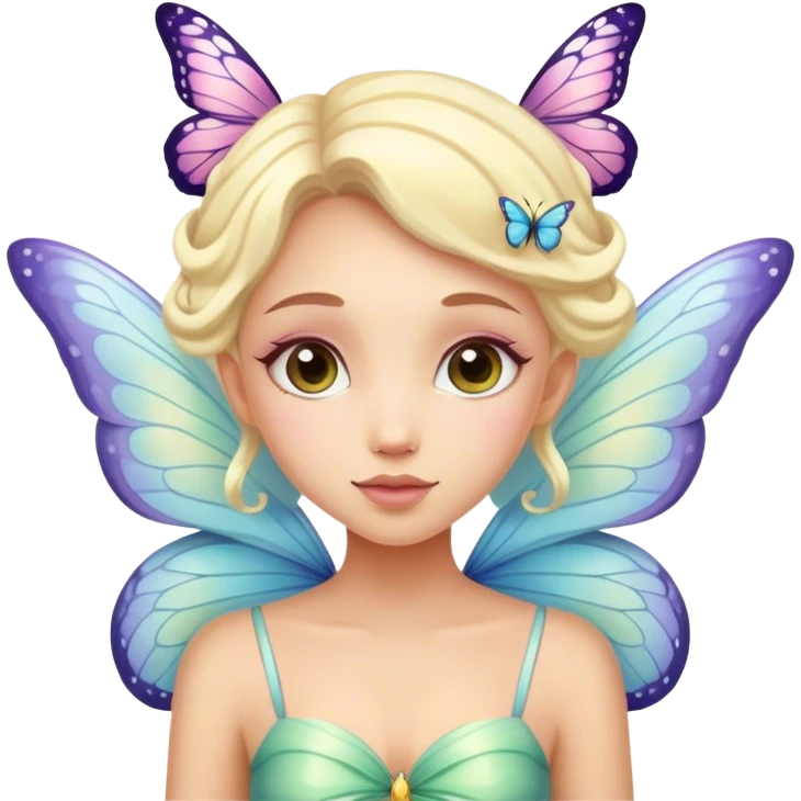 fairy Pastel butterfly  emoji