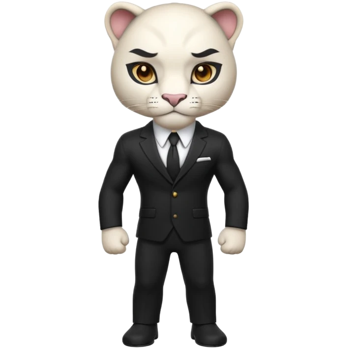 white panther emoji. As one would see on discord, that looks like Samuel Ayers from "The Smoke Room". emoji