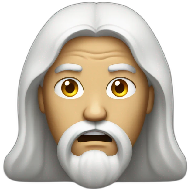 angry jesus emoji
